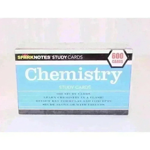 SparkNotes Study Cards Chemistry New Unopened Box of 600 Cards - Picture 1 of 8